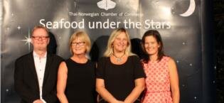 From left: Kjetil Paulsen (ambassador), Pia Gjermundsen, Vibeke Lyssand Leirvåg, Liv Inger Tønjum. Photo: Tu An Ngo.