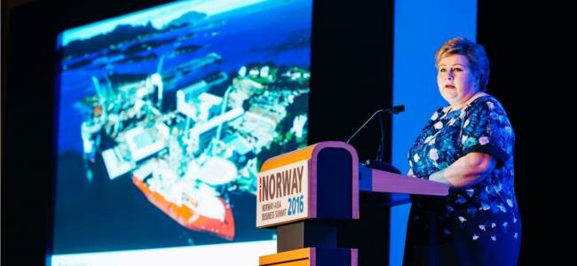 Norwegian Prime Minister Erna Solberg. Photo: Norway-Asia Business Summit.